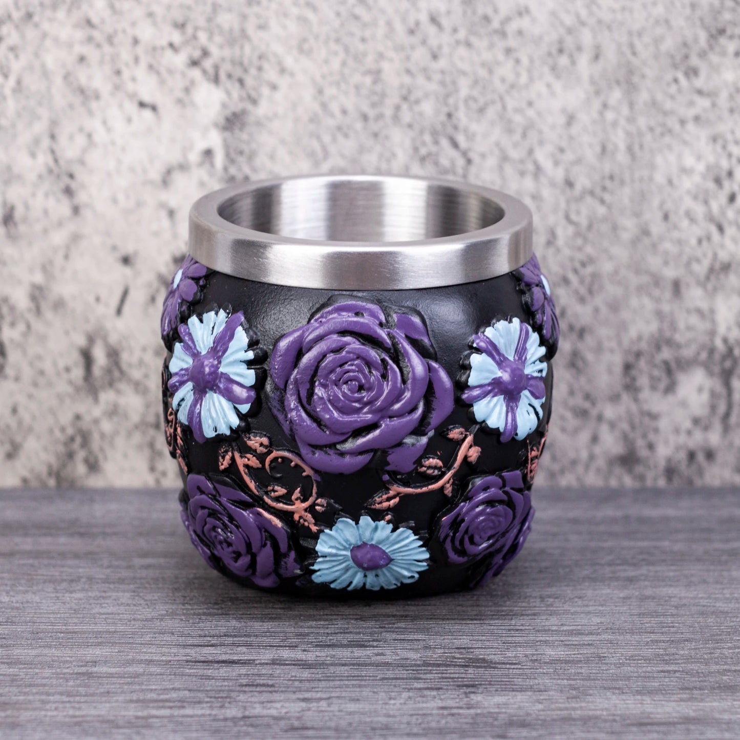 Skull Wine Glass Stainless Steel