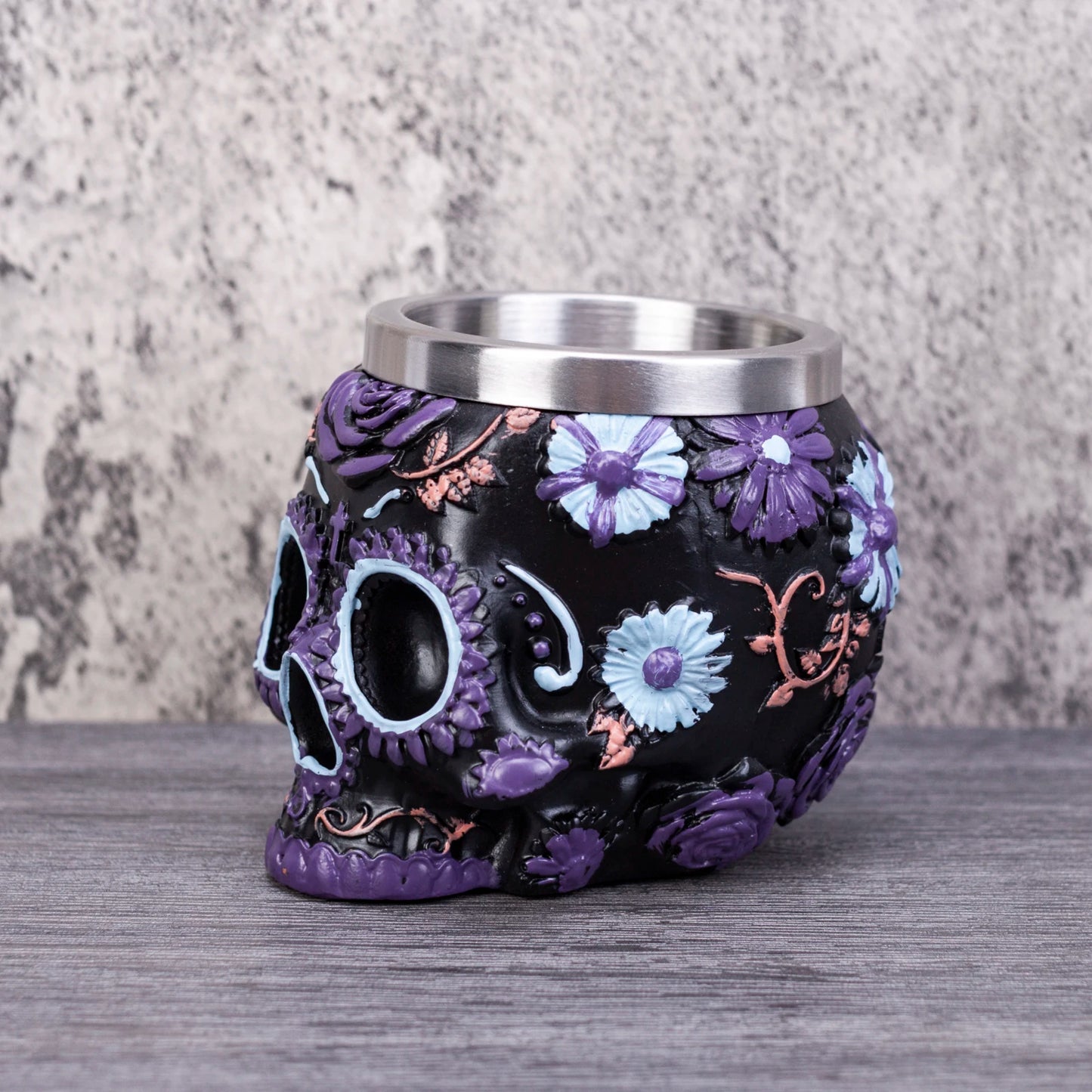 Skull Wine Glass Stainless Steel