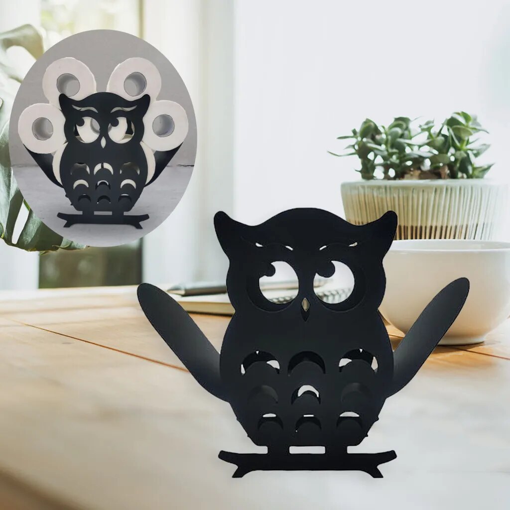 Owl Cute Toilet Paper Roll Holder