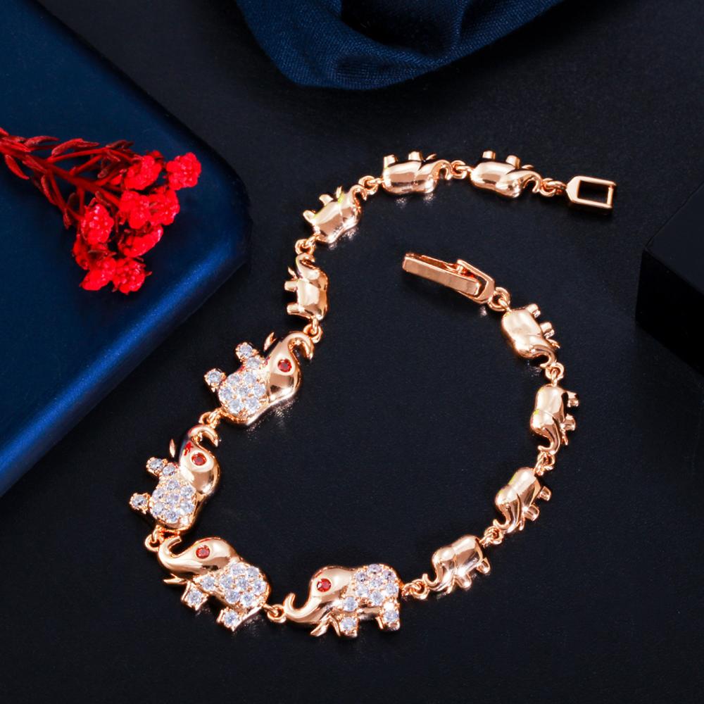 Cute Elephant Charm Bracelet