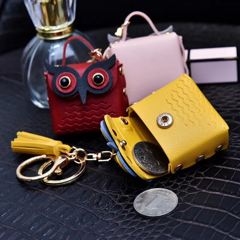 Owl Coin Bag Car Key Chain