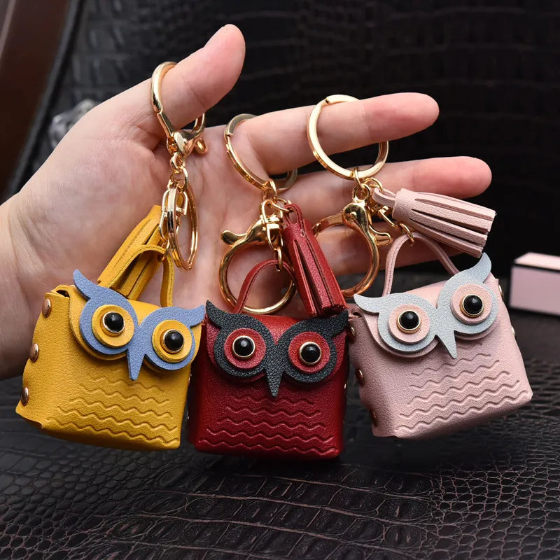 Owl Coin Bag Car Key Chain
