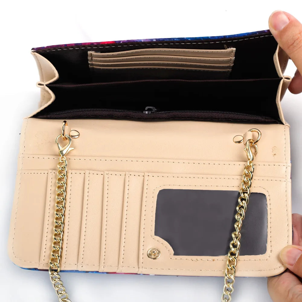 Skull Wallet Handbag Cross-body Bag