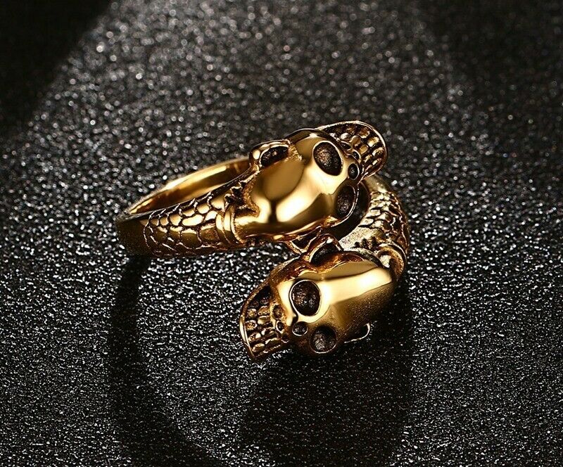 Skull Head Ring Skeleton