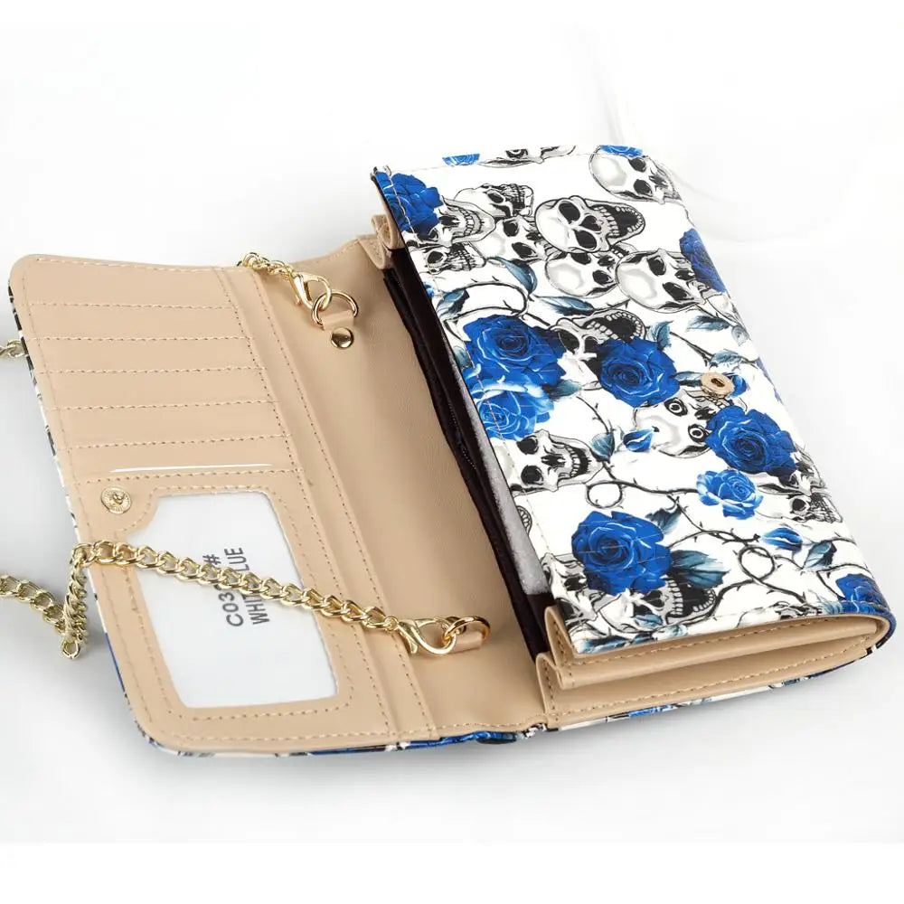 Skull Wallet Handbag Cross-body Bag