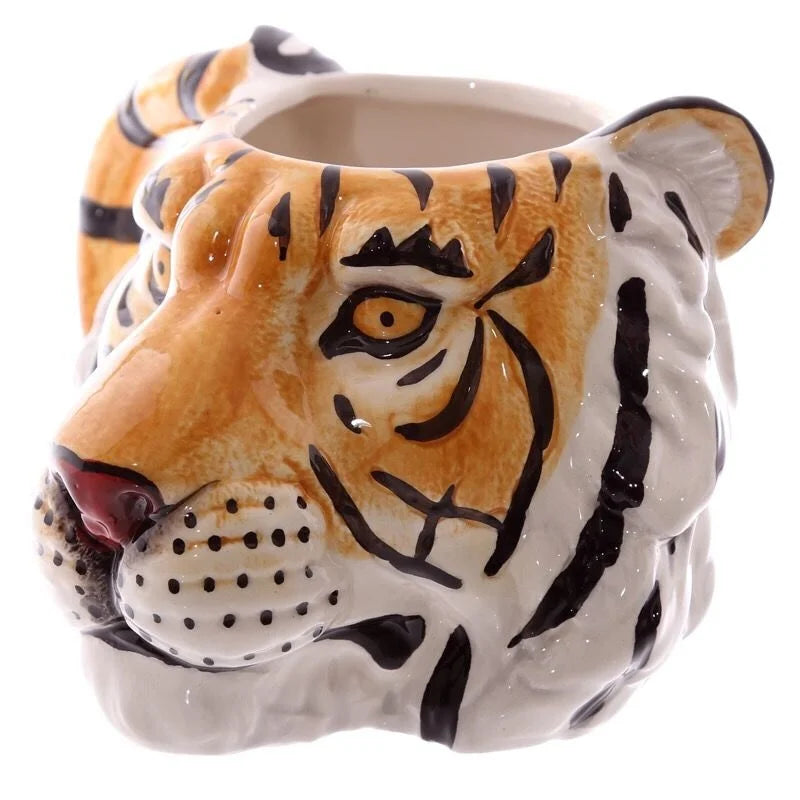 Tiger Head Ceramics Coffee Mug