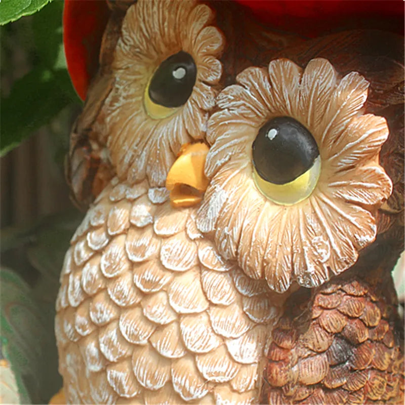 Owl Cute Figurines Resin