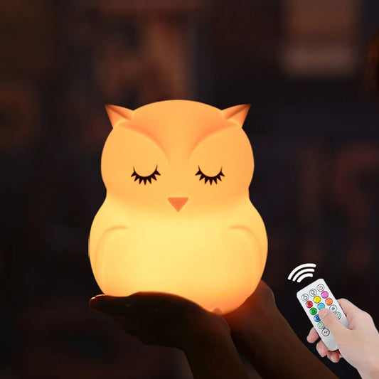 Owl LED Light Touch Sensor Remote Control