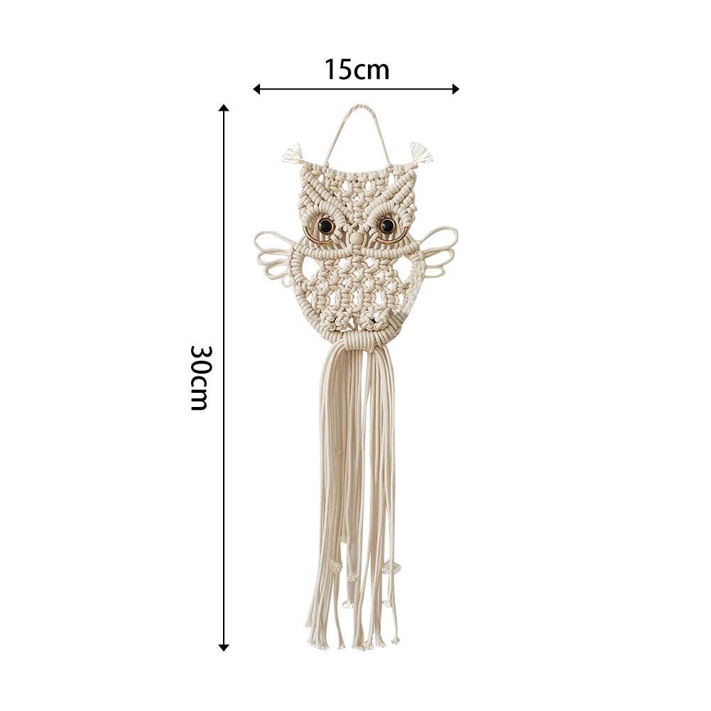 Owl Macrame Woven Wall Hanging