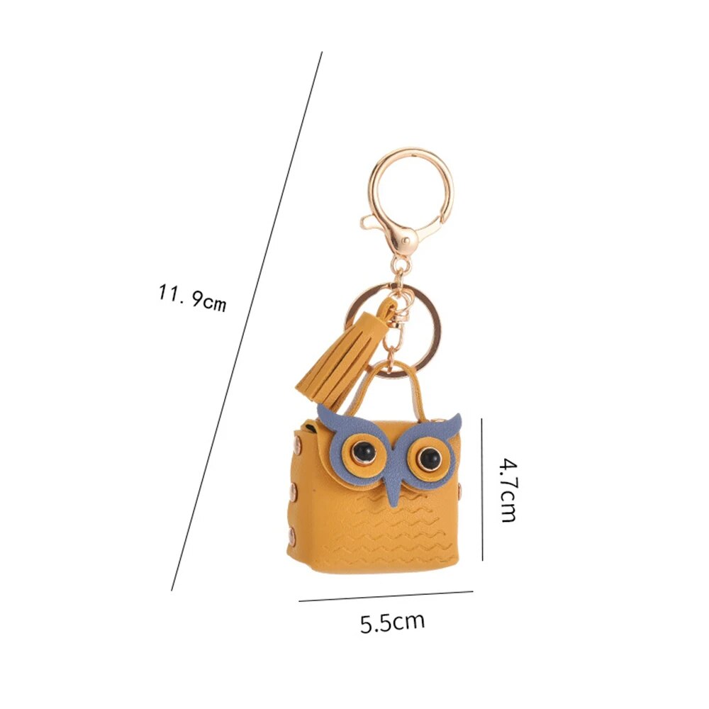 Owl Coin Bag Car Key Chain