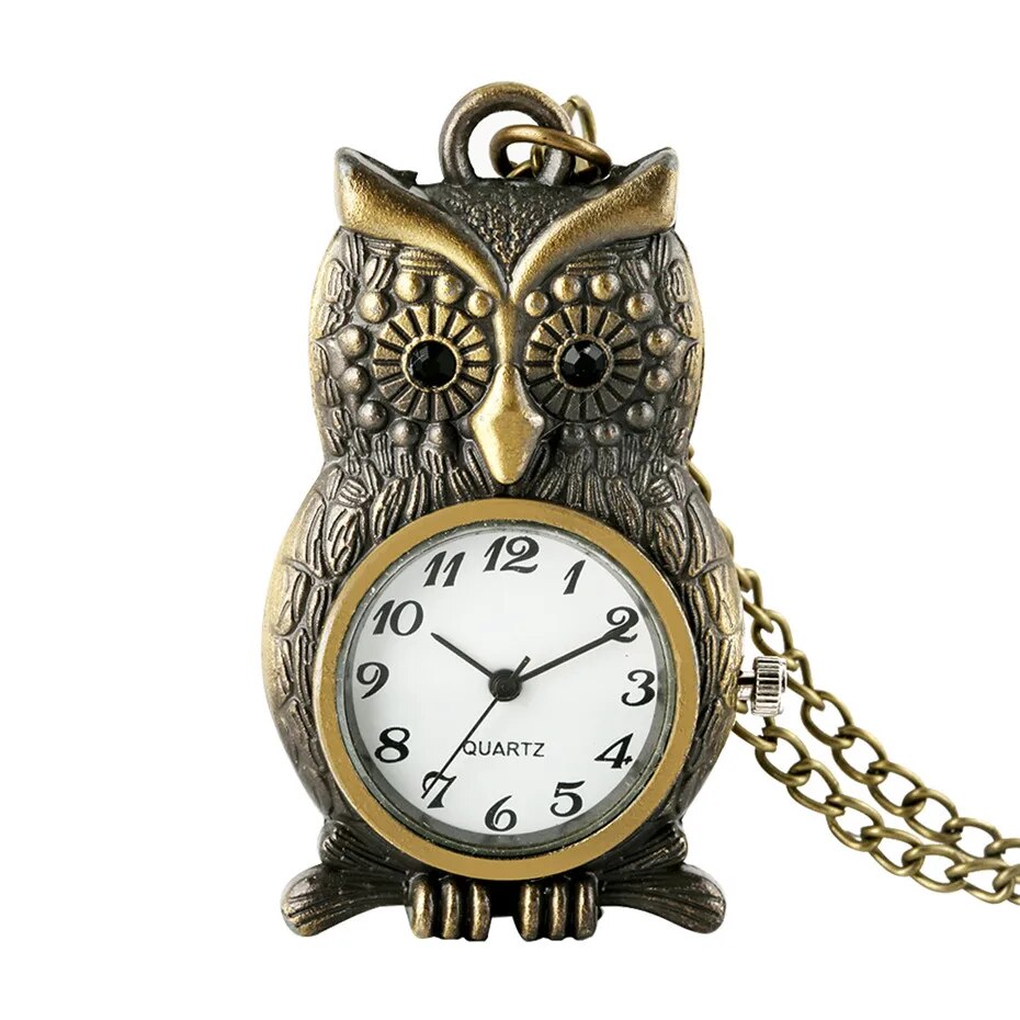 Owl Shape Pendant Watch Pocket Watch