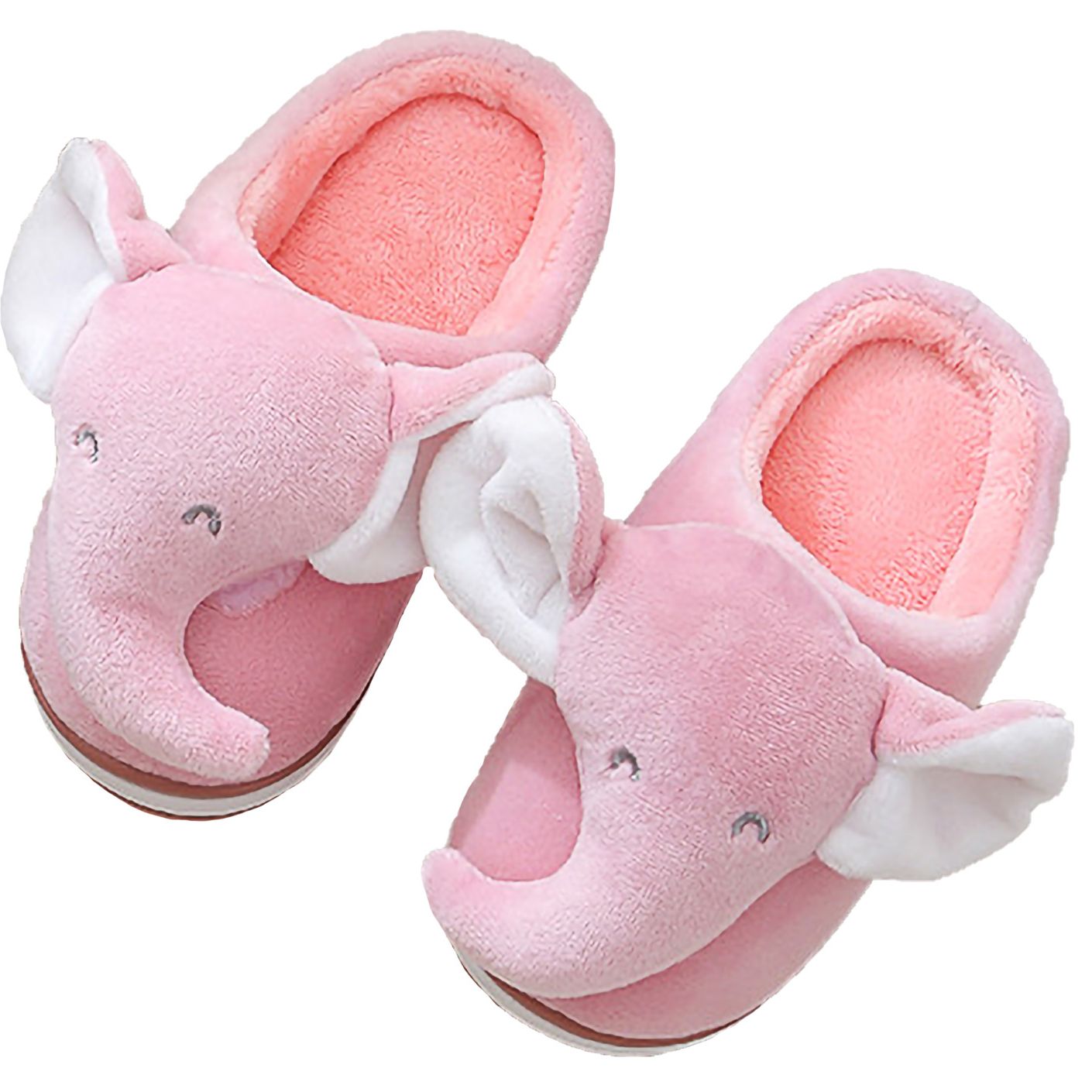 Fluffy Furry Elephant home Slippers Adult