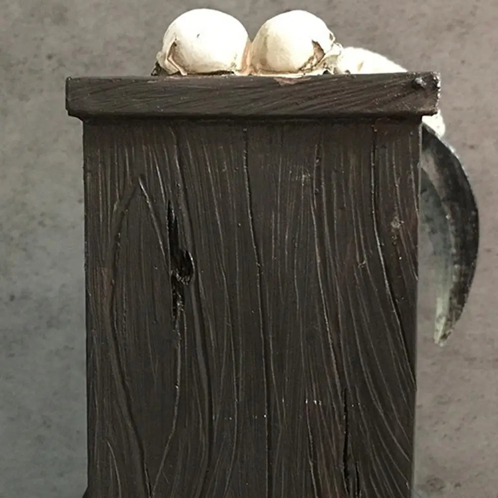 Skull Throne Statue Sculpture Figure