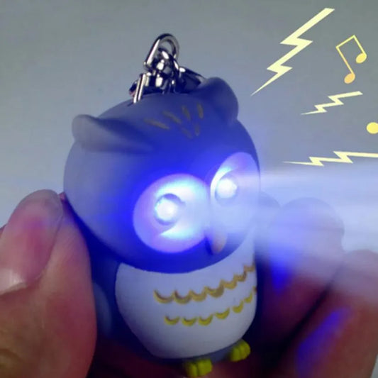 Owl Cute LED Keychain