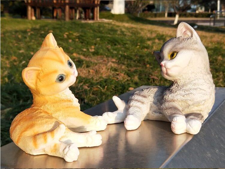 Cat Resin Sculpture Figurine Decoration