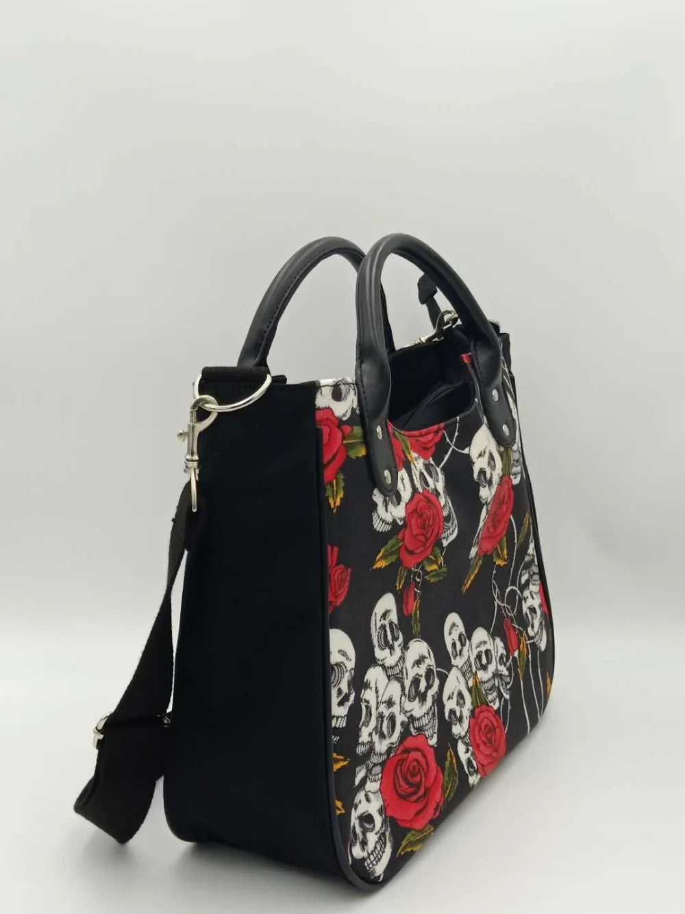 Skull Rose Shoulder Bag Handbag