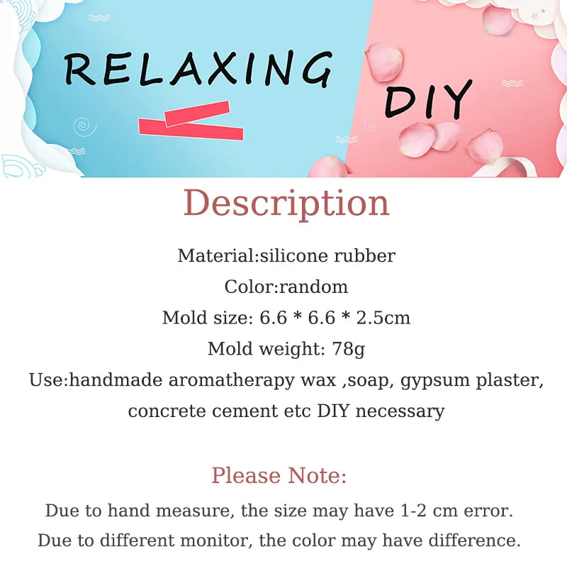 Owl Shape Aromatherapy Wax Silicone Mold DIY