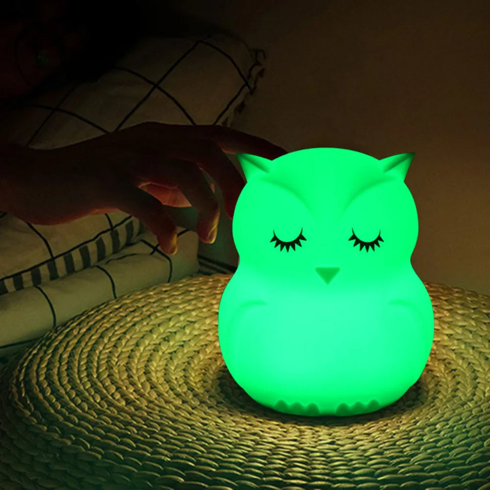 Owl LED Light Touch Sensor Remote Control