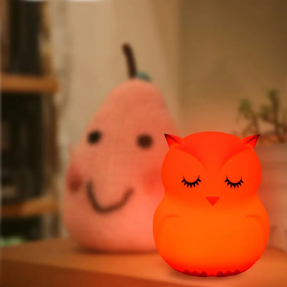 Owl LED Light Touch Sensor Remote Control
