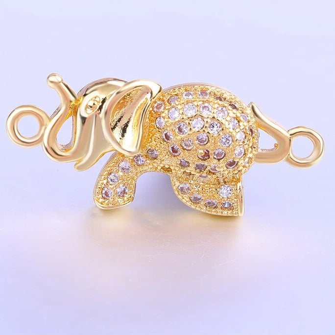 Elephant Pendant Connector DIY Accessories