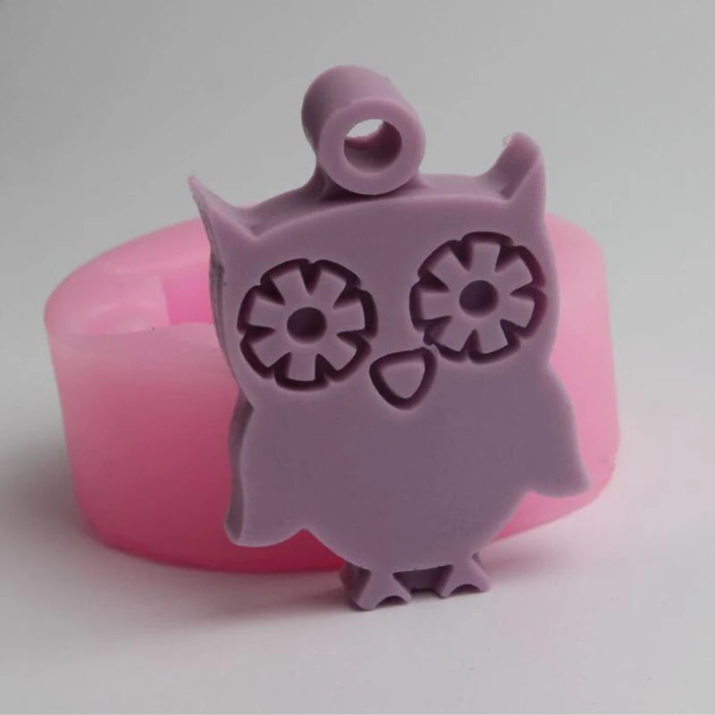 Owl Shape Aromatherapy Wax Silicone Mold DIY