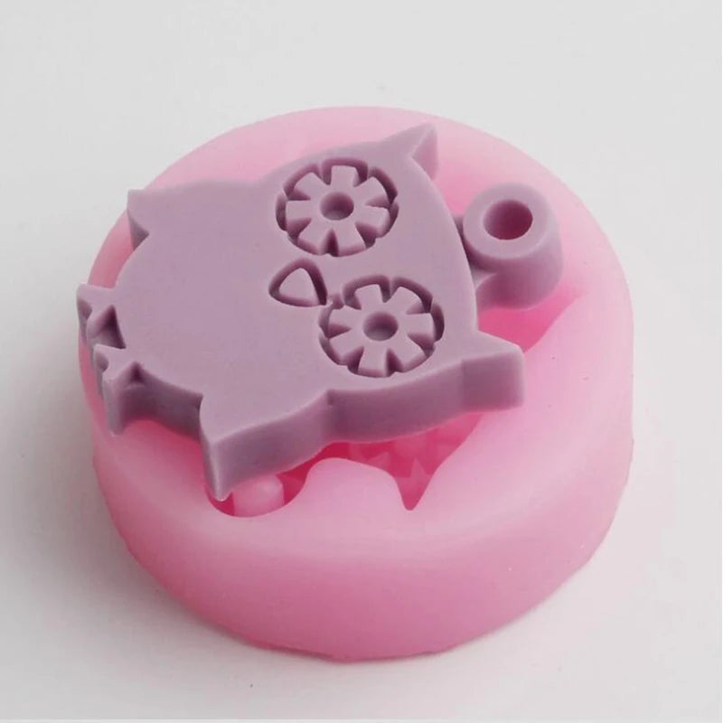 Owl Shape Aromatherapy Wax Silicone Mold DIY