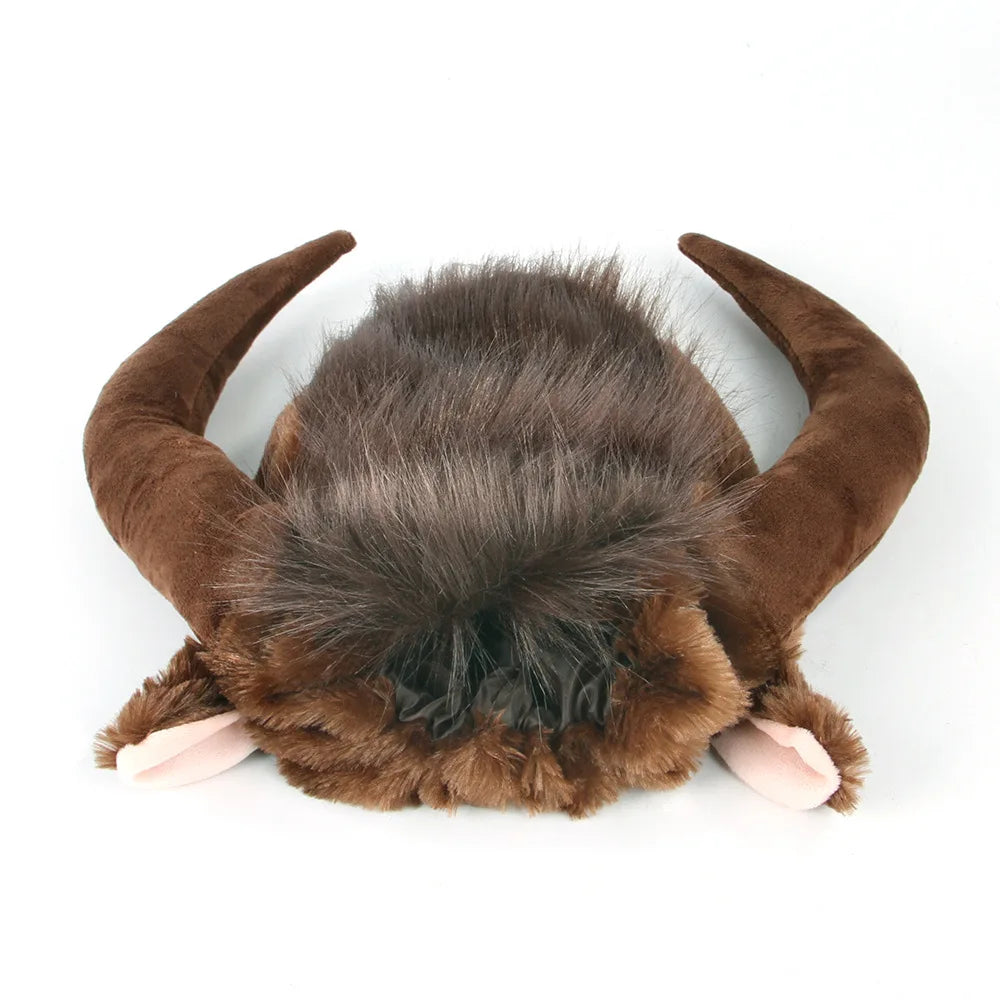 Dog Costumes Cattle Horns Funny Pet Cosplay