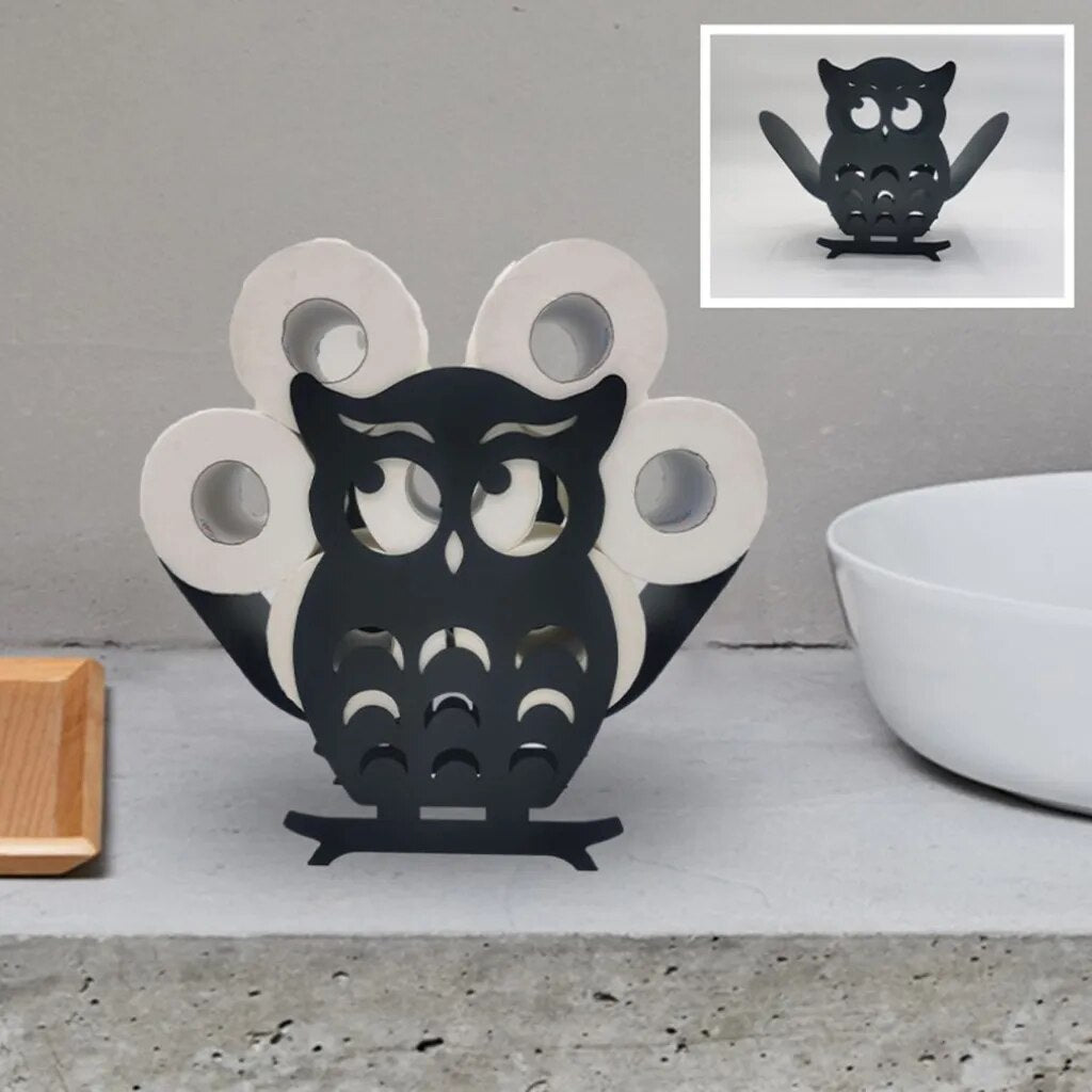 Owl Cute Toilet Paper Roll Holder