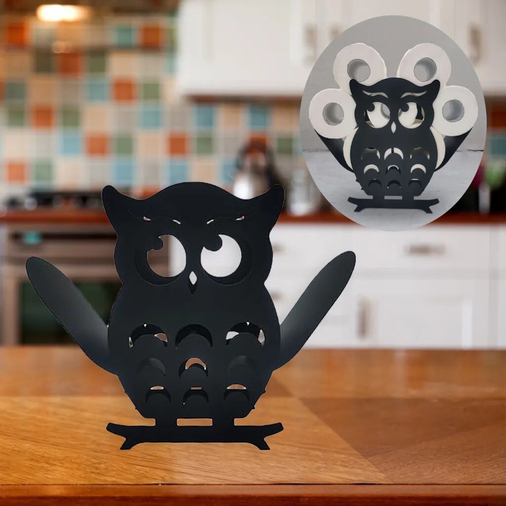 Owl Cute Toilet Paper Roll Holder