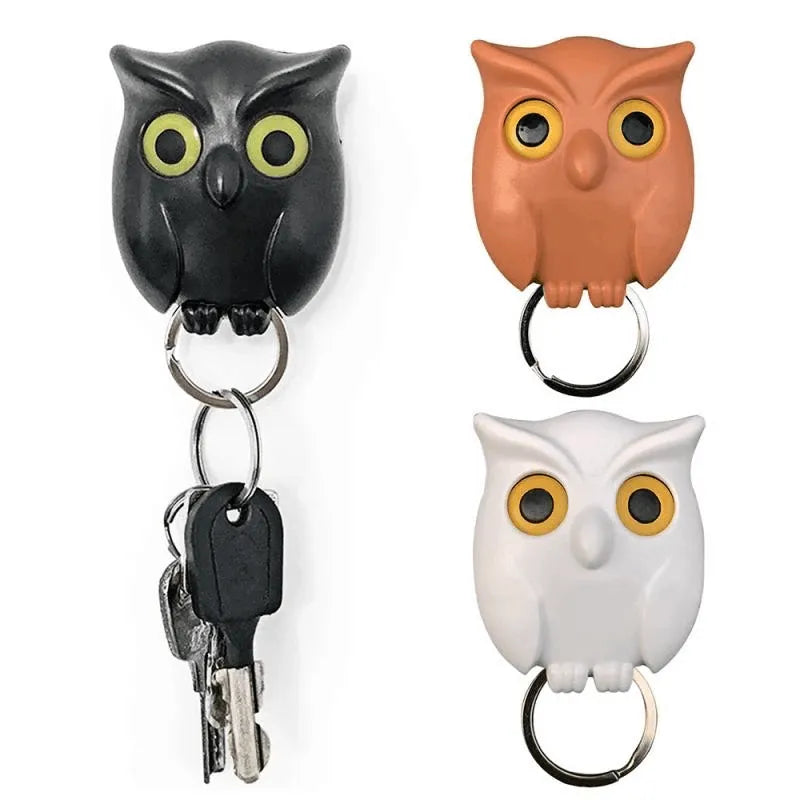 Owl Magnets Key Hanger