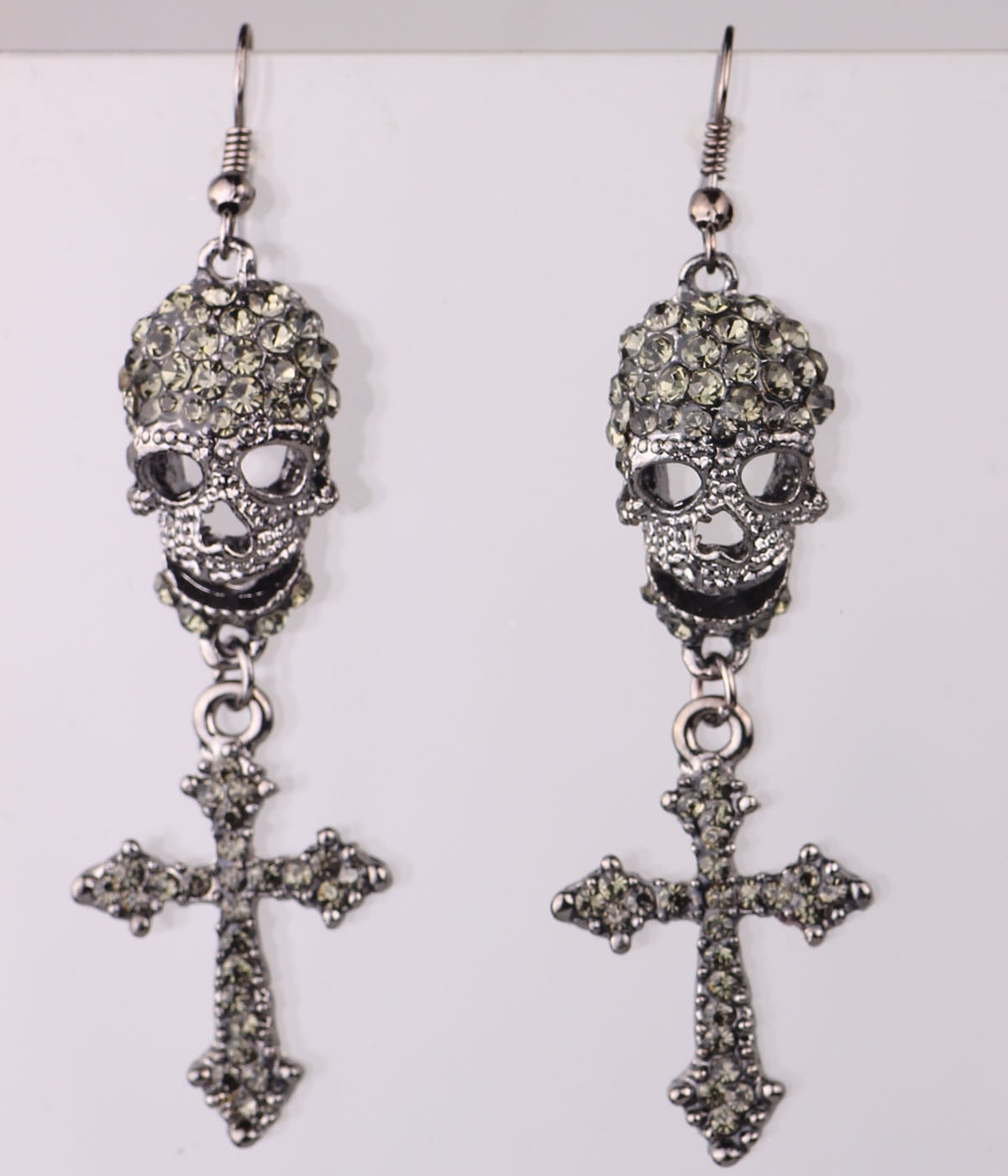 Skull Crystal Earrings