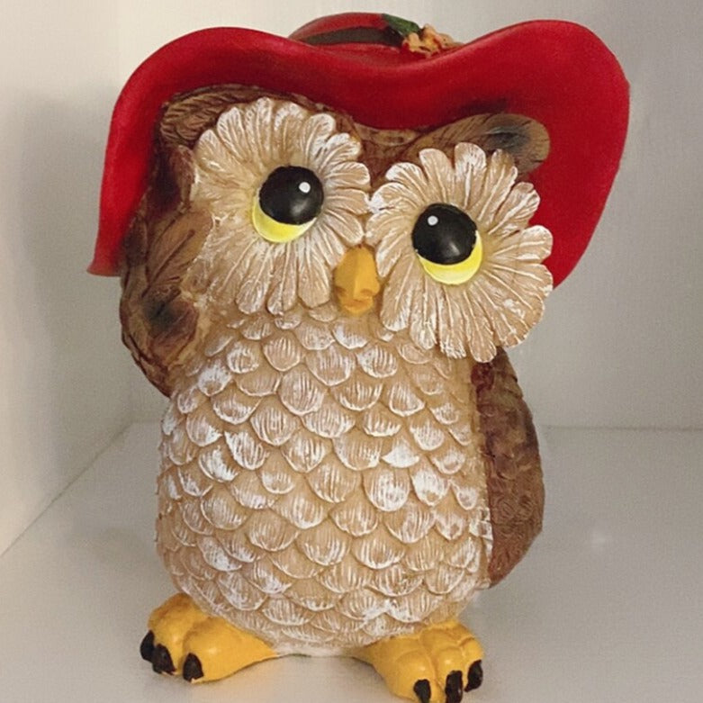Owl Cute Figurines Resin