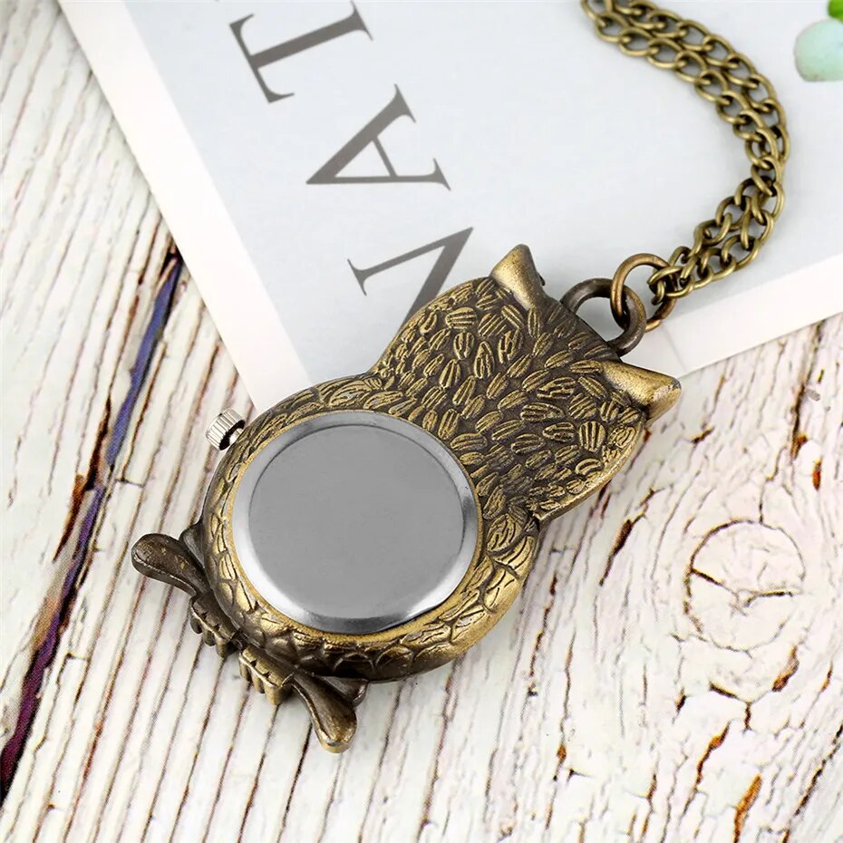 Owl Shape Pendant Watch Pocket Watch