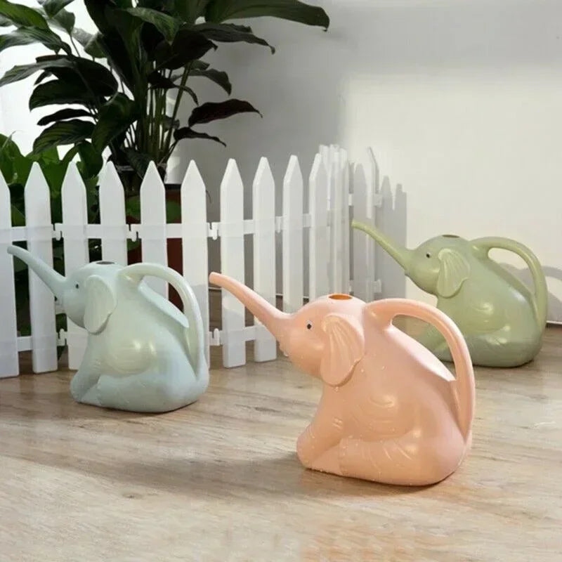 Elephant Shape Watering Pot Plant Cute Plastic