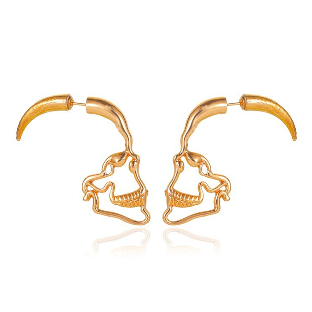 Skull Earrings Vintage