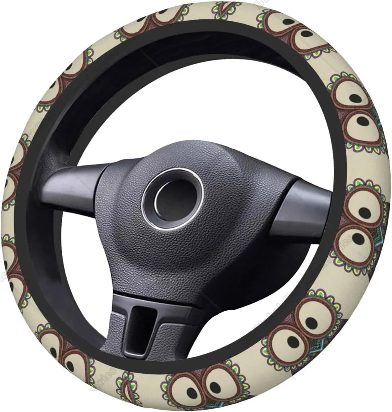 Owl Steering Wheel SUV Protector Car Cover 15 Inch