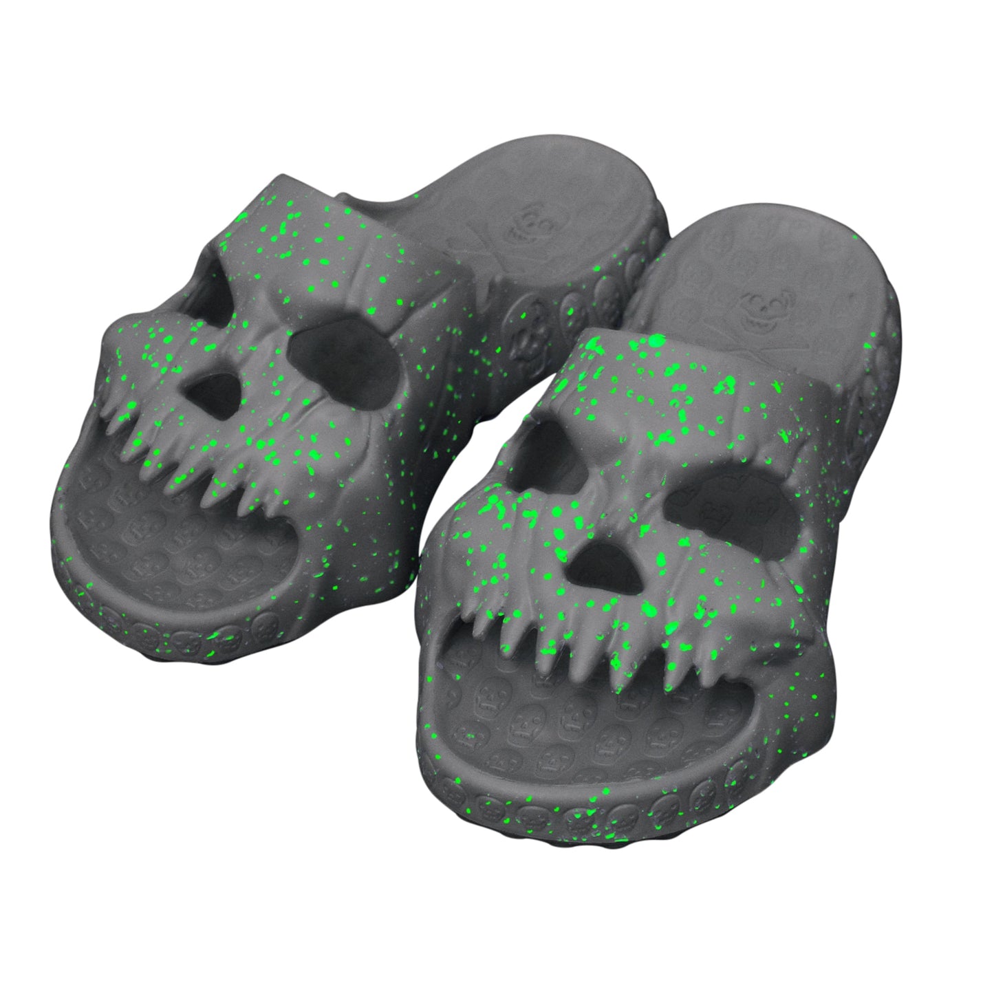 Slippers Skull Design Thick Sole Platform