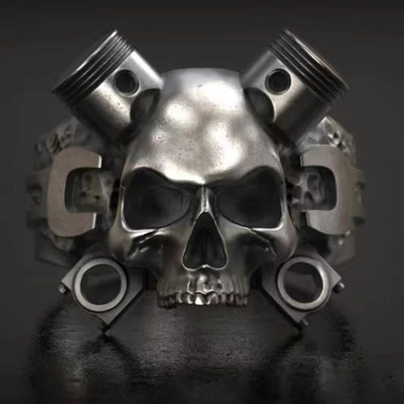 Skull Ring Wrench Screw Skeleton