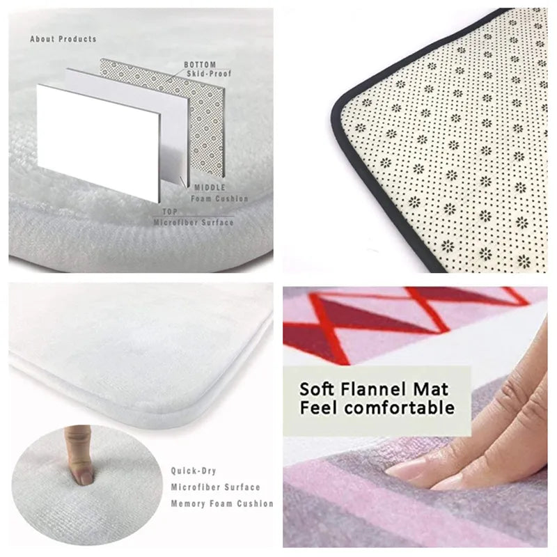 Owl Carpet Round Mat Rug Soft