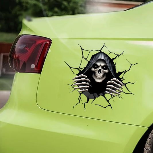 Skull 3D Car Stickers Waterproof Vinyl Decals