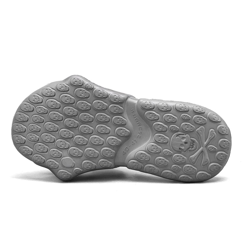 Skull Slippers Outdoor Slides Thick Bottom Non-slip Sandals