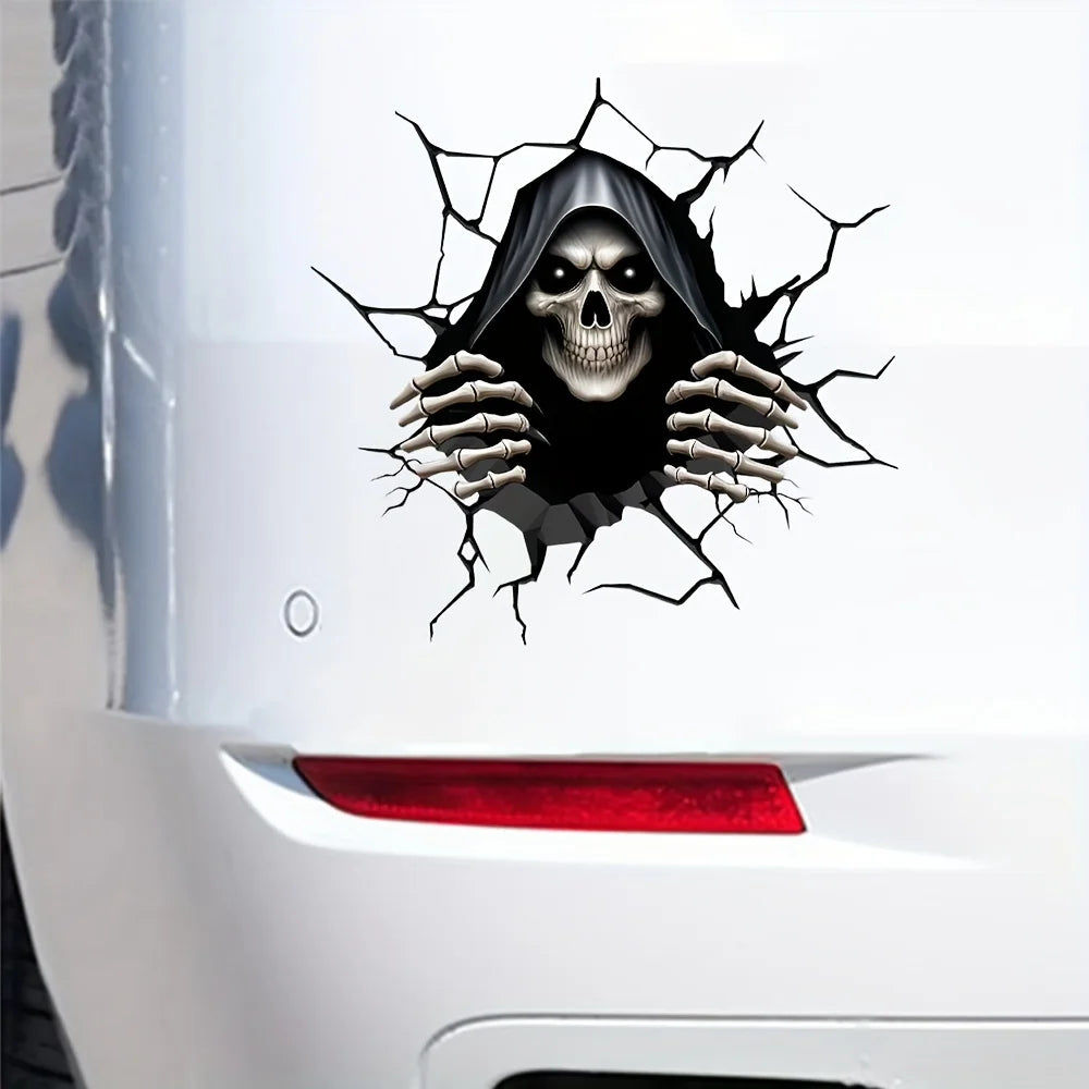 Skull 3D Car Stickers Waterproof Vinyl Decals