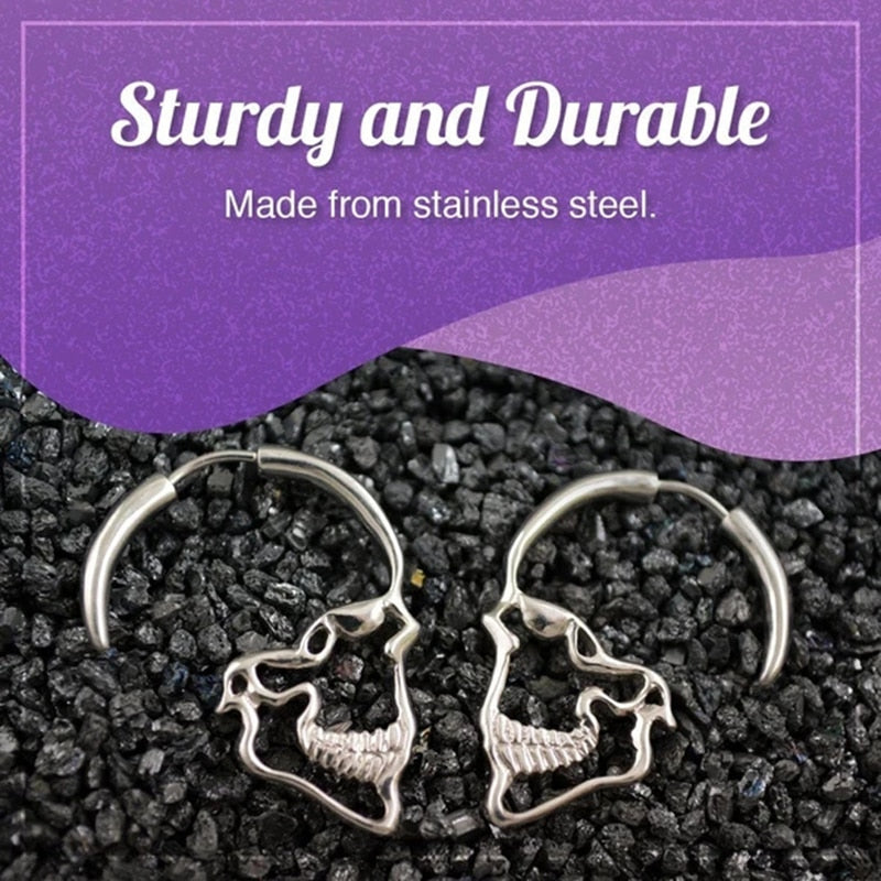 Skull Earrings Vintage