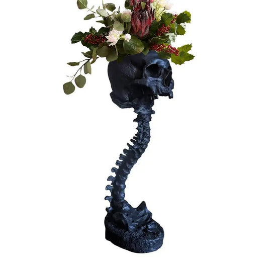Skull Pot Planter Polyresin
