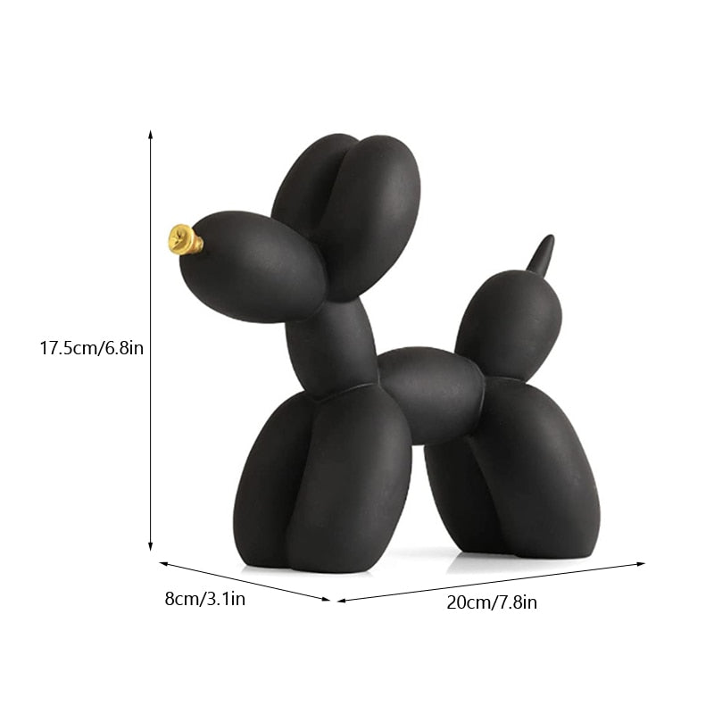 Balloon Dog Figurine Resin Decoration