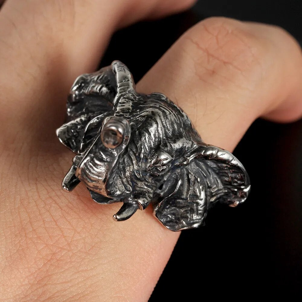 Elephant Ring Gold Plated