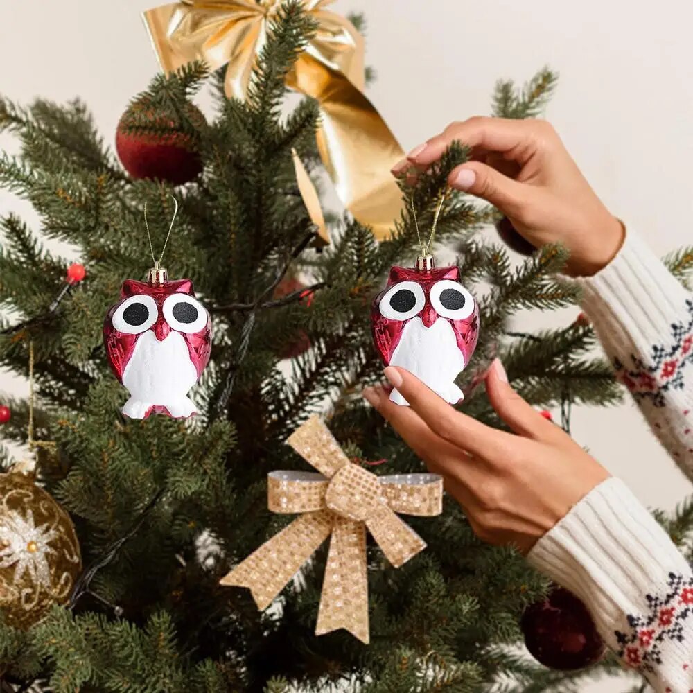 Owl 2 Items Decoration Christmas Tree