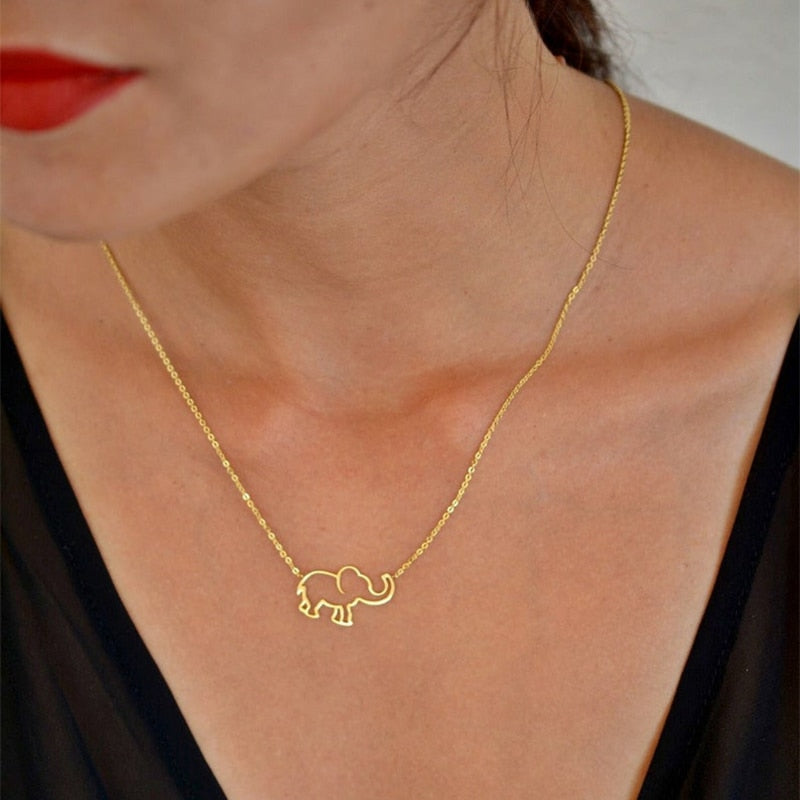 Elephant Pendant Necklace
