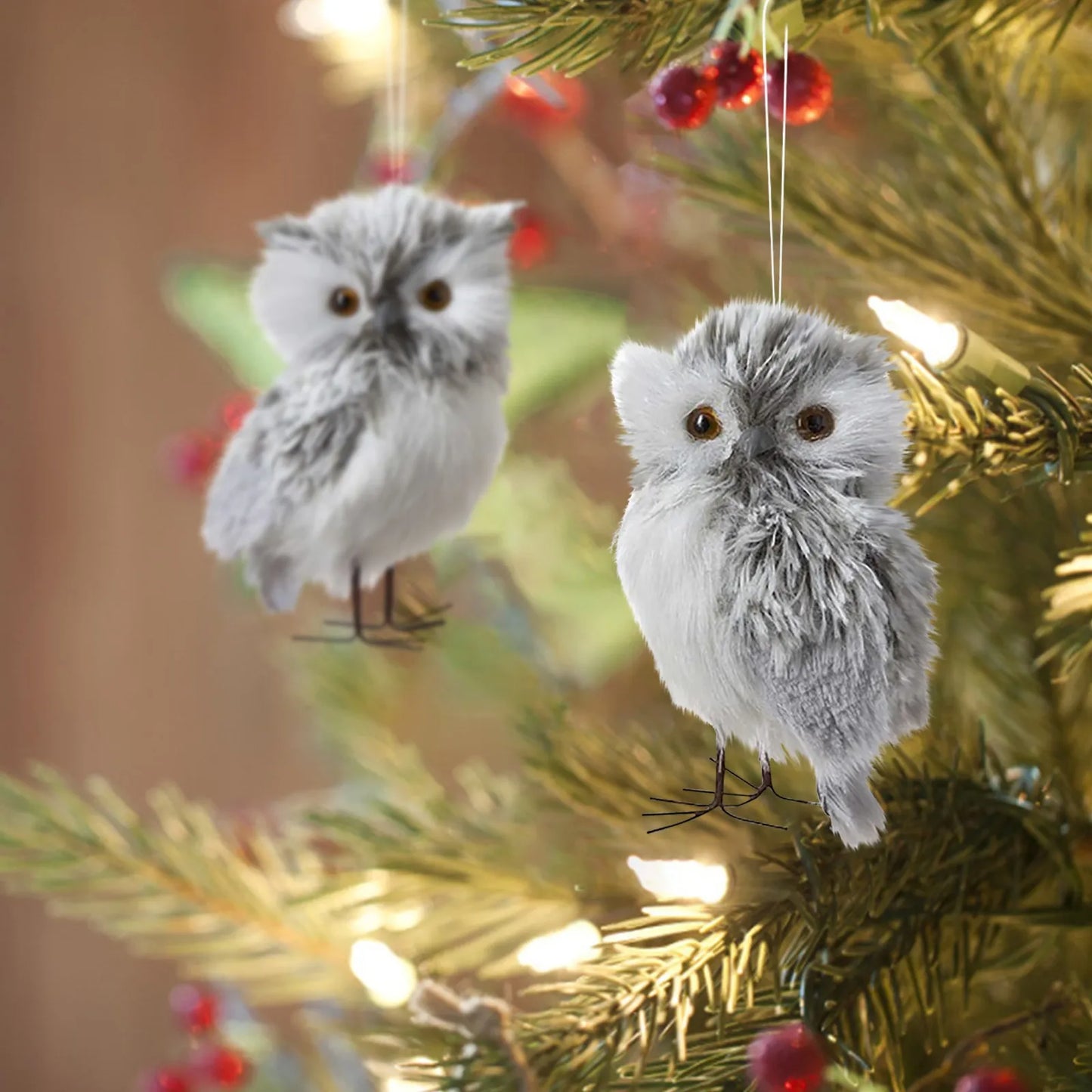 Owl Hanging Christmas Tree