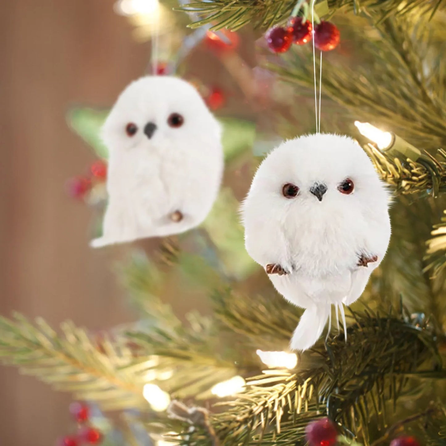 Owl Hanging Christmas Tree